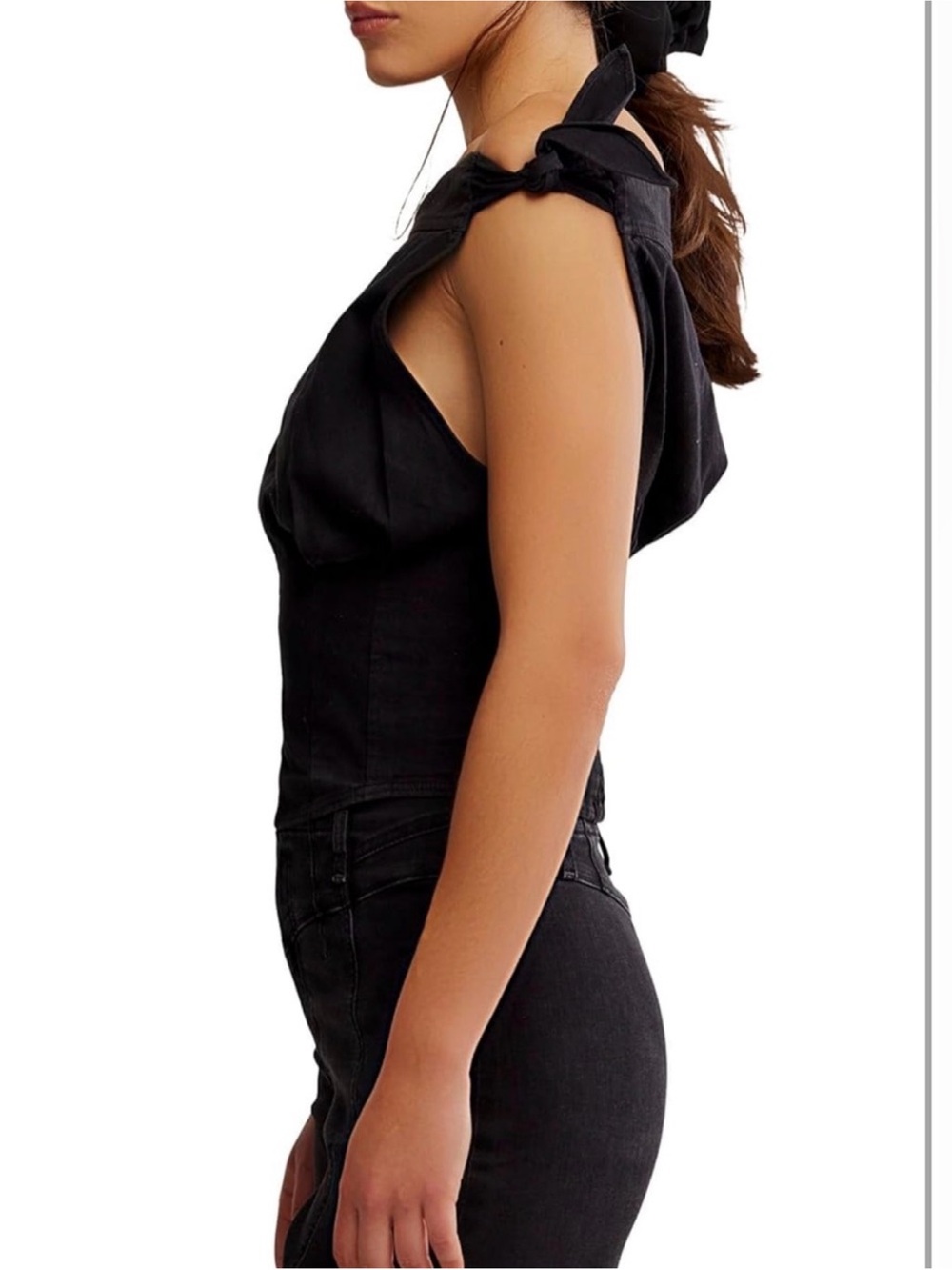 NWT Free People Louie Indigo top - Picture 3 of 3